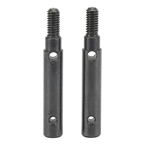 XIASABA 2PCS -Antrieb Kurzwelle Schwarzes Verschleiß Widerender Stahlantrieb Stub Achsen Fernbedienungsauto -Zubehör für Traxxas von XIASABA