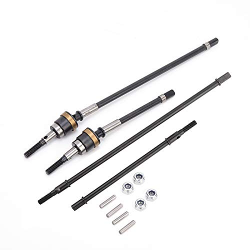 XIASABA 2PCS CVD -Antriebswelle Vorderachse Ersatzteile für axiale Wraith RC -Automodell angepasst von XIASABA