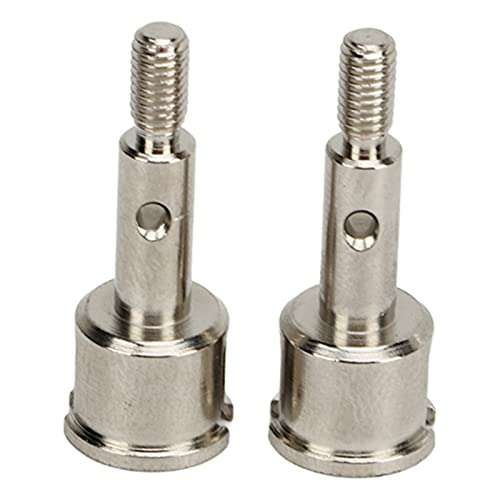 XIASABA 2 STK. RC Hinterrad Achsbecher Stahl RC Hinterrad Achsstummel Ersatz für ZD Racing 1/16 S16 EX16 16426 2011 Silber von XIASABA