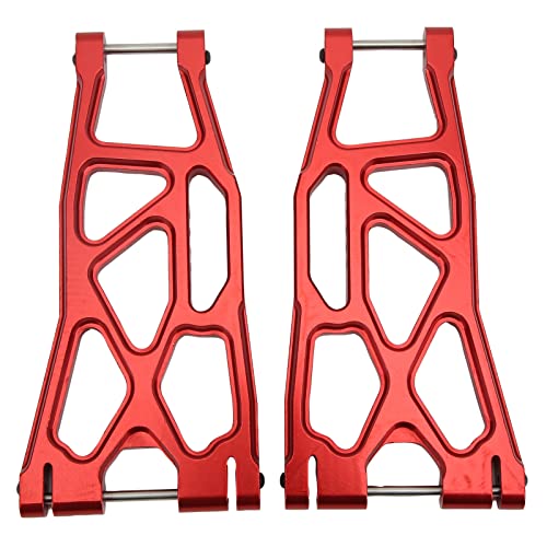 XIASABA 2PCS RC Metall vorne hintere untere Suspensionsarme für Traxxas 1/5 RC -Auto -Upgrade -Teile schwarz (Red) von XIASABA