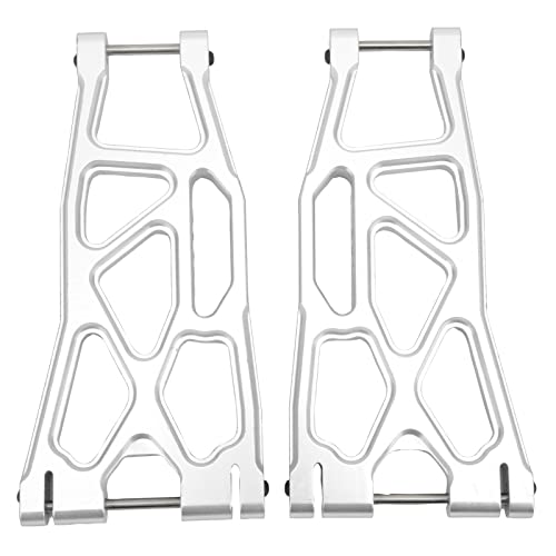 XIASABA 2PCS RC Metall vorne hintere untere Suspensionsarme für Traxxas 1/5 RC -Auto -Upgrade -Teile schwarz (Silver) von XIASABA