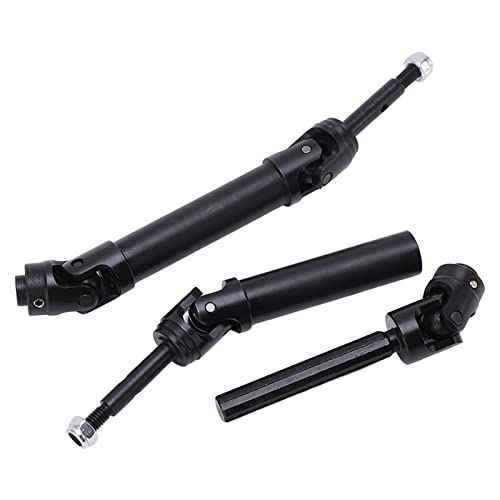 XIASABA 2PCS RC Stahlstahl Heckantriebswelle CVD für Traxxas Slash 4x4 HQ727 Kurzer LKW -Auto -Upgrade Teil von XIASABA
