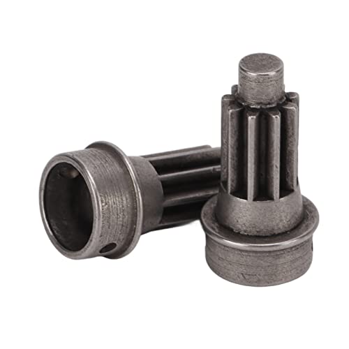 XIASABA 2PCS Stahl Metall Metall Portal -Antriebseingangsrad für vordere Achsen -Upgrades -Teile von XIASABA
