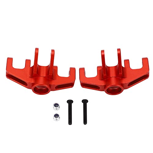XIASABA 2 STÜCKE RC Auto-Lenkbecher, zartes Aussehen, Vibrationsdämpfung, Ersatz für Losi Baja Rey 1/10 ferngesteuertes Auto (rot) von XIASABA