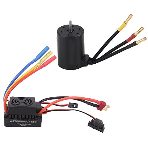 XIASABA 3650 3600KV Brushless Motor 60A Brushless ESC T Plug Combo Set Ideal for 1/8 1/10 RC Car Parts XIASABA 3650 3600KV Brushless Motor 60A Brushless ESC T Plug Combo Set Ideal for 1/8 1/10 RC Car Parts von XIASABA