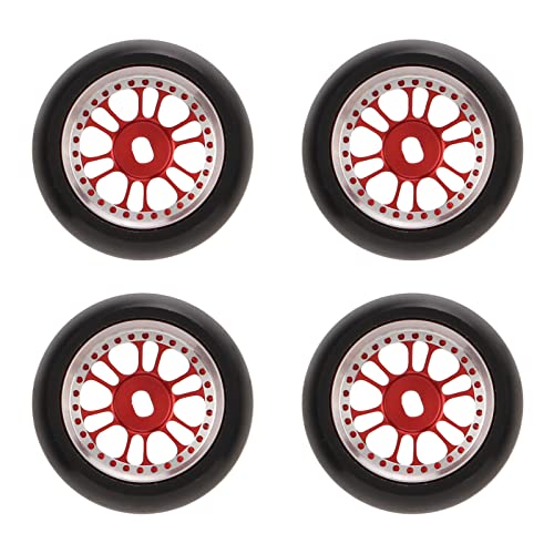 XIASABA 4PCS RC -Driftreifen mit starker Dämpfung hoher Abriebfestigkeit und einfache Installation für 1/28 RC -Autos Blau (Rot) von XIASABA