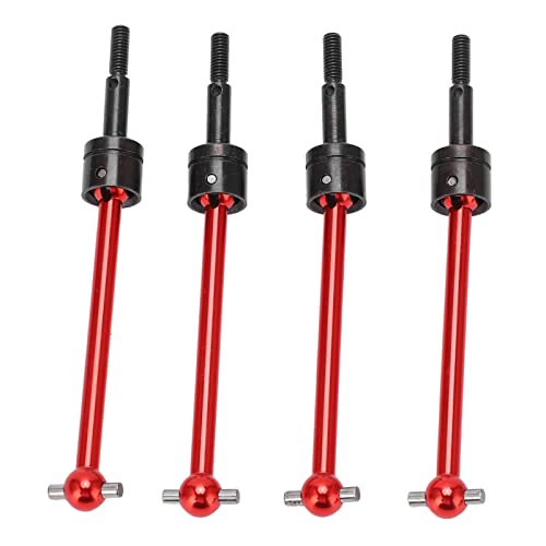 XIASABA 4PCS RC Metal Universal CVD -Antriebswelle eingerichtetes Upgrade -Teile Blau für TT02B 1/10 RC -Auto (Rot) von XIASABA