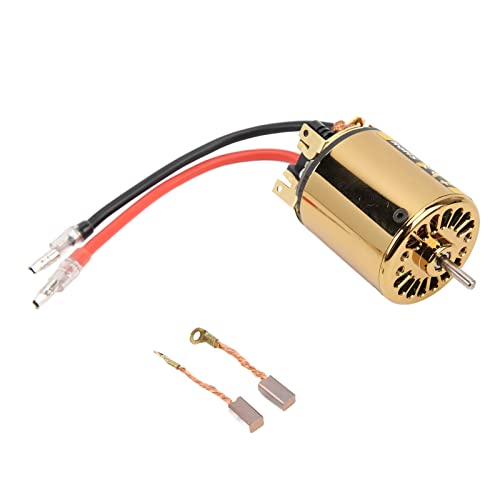 XIASABA 540PLUS V2 RC BISEMED Motor 5 -Schlitz Abnehmbares Metall für 1/10 RC Crawler Car Model Ersatzreparatur 16T Dieser Hochleistungsmotor verfügt über extrem große (11T) von XIASABA