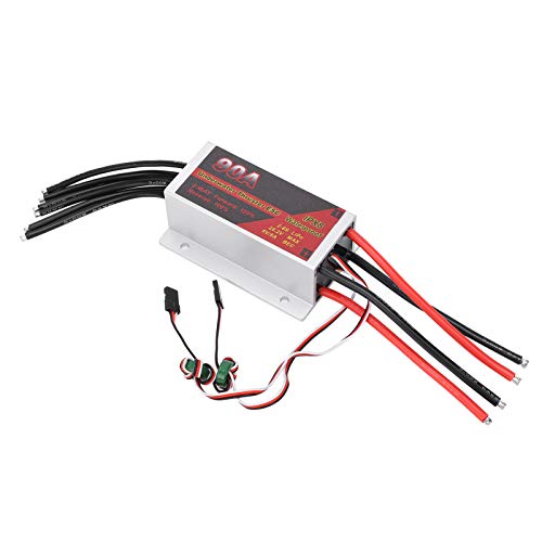 XIASABA 90A Brushless ESC Submarine Thruster ESC Ersatzteilzubehör für RC-Boote, brandneue Aluminiumlegierung, Farbe Silber, 90 x 60 x 35 mm, Dauerstrom 90 A, Maximalstrom 540 A, von XIASABA
