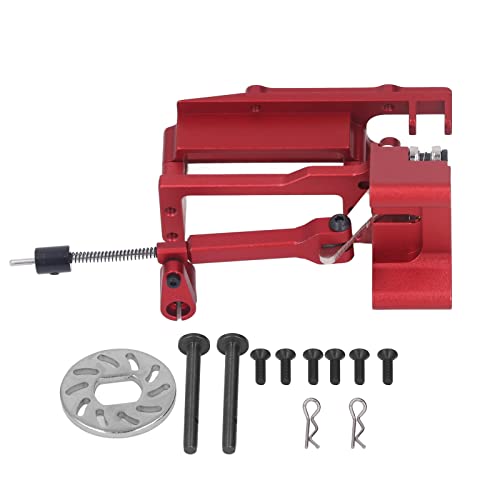XIASABA ARRMA 1/7 1/8 RC -Autolegierung Handbremsmodul AR311025 Upgrade Center -Antriebswellenbremssystem Red Anodized CNC -Aluminiumteile für eine verbesserte Kontrolldauerdauer (Rot) von XIASABA