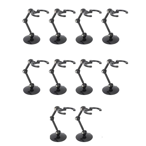 XIASABA Actionfigurenhalter, Montage, stabiler Ausstellungsständer, Heimdekor für Sammler (schwarz) von XIASABA