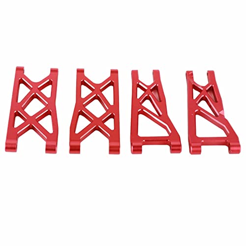 XIASABA Aluminium Legierung vorne und hinten Aufhängung Arme für ARRMA Senton 1/10 RC Auto blau (Rot) von XIASABA