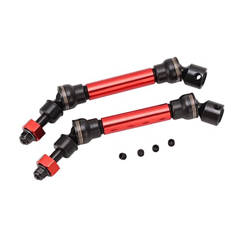 XIASABA Aluminium Upgrade Stahl Legierung Getriebe RC Vorderachse Kit für ARRMA 1/10 3S Senton Big Rock Granit 1/10 Maßstab RC Auto (Rosso) von XIASABA