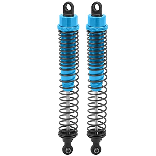XIASABA Aluminiumlegierung 130 -mm -Stoßdämpfer für Slash 2WD RC -Auto Silberqualität fest und langlebig mit elastischer Feder für stabile Laufstärke und Haltbarkeit einfach t (Blue) von XIASABA