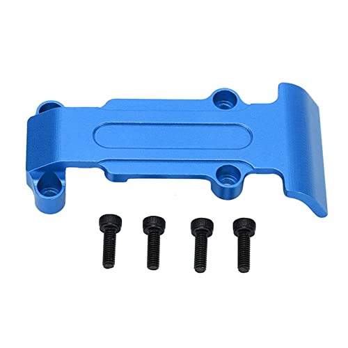 XIASABA Hinterer Unterfahrschutz aus Aluminiumlegierung, Ersatzzubehör, Upgrade-Teile, passend für E Revo VXL 1/16 RC-Auto (blau) von XIASABA