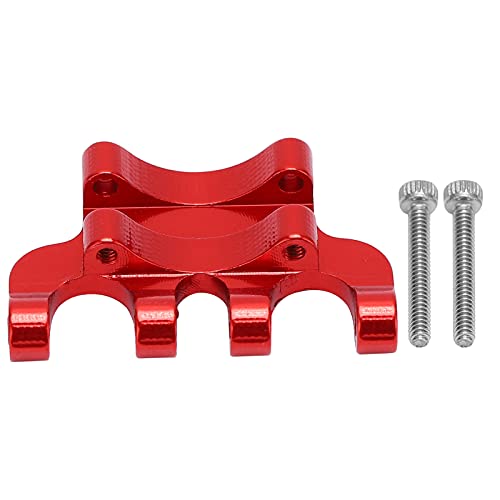 XIASABA Aluminiumlegierung-Hinterachsträger-Upgrades verbessern die Leistung für Axial SCX24 Perfect Design RC-Auto (rot) von XIASABA