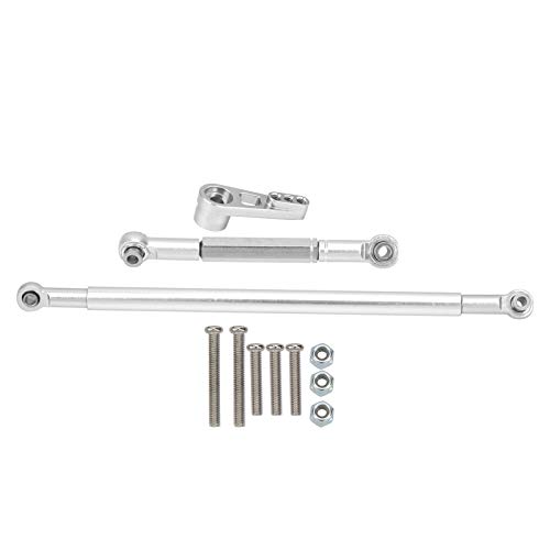 XIASABA Aluminiumlegierung Lenkstangenverbindungsarm für MN86K 1/12 RC -Auto Silber (Silber) von XIASABA