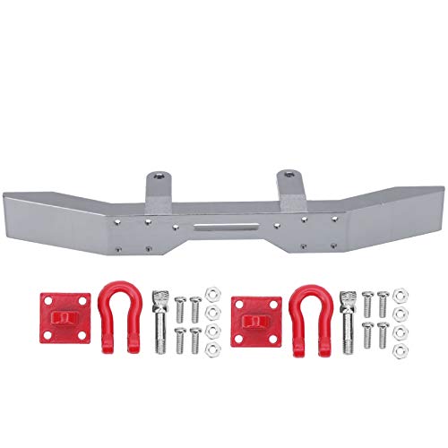 XIASABA Aluminum -LEGRIEBE VON vordere Stoßstange CNC Polierte Oberfläche DIY 1/16 RC -Auto -Upgrade -Teile Titanium (Du färbte) von XIASABA