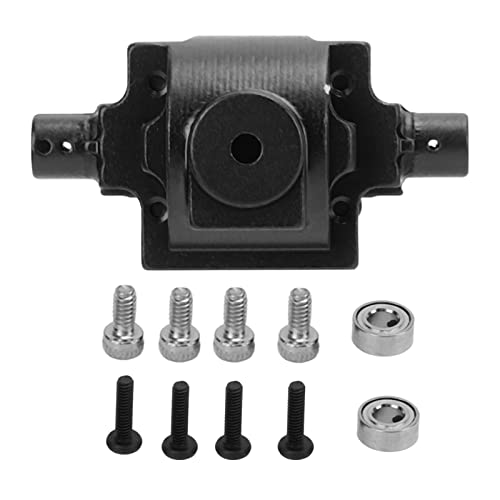 XIASABA Aluminum -LEGRIESER vorne und hinten Getriebe RC -Auto -Upgrade Teil für HBX 1 24 2098B Kletterwagen rot (Schwarz) von XIASABA