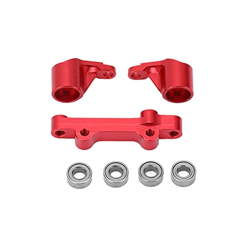XIASABA Aluminum LEGRUCKE LENNATIONSGRAUPS Set RC -Auto -Upgrades Teile für Losi 1/18 Mini T 2.0 2WD Schwarz (Red) von XIASABA