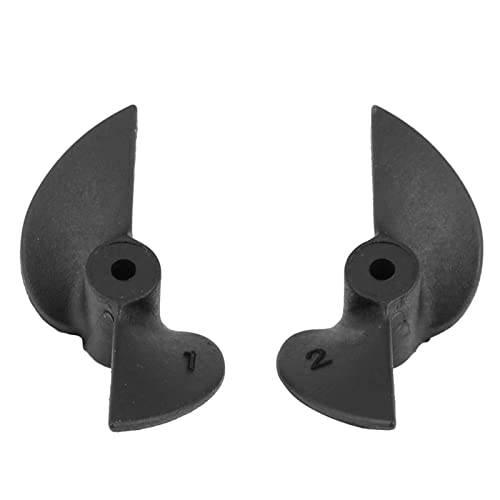 XIASABA Bootspropeller Bootsmotorpropeller 6,0 × 4,0 × 1,0 1 Paar ferngesteuerte Schiffsteile 2 Cw Ccw Kunststoff-RC-Bootspropeller-Set für 2-mm-Welle RC-Bootspropeller-Kit RC-Schiffsantrieb von XIASABA