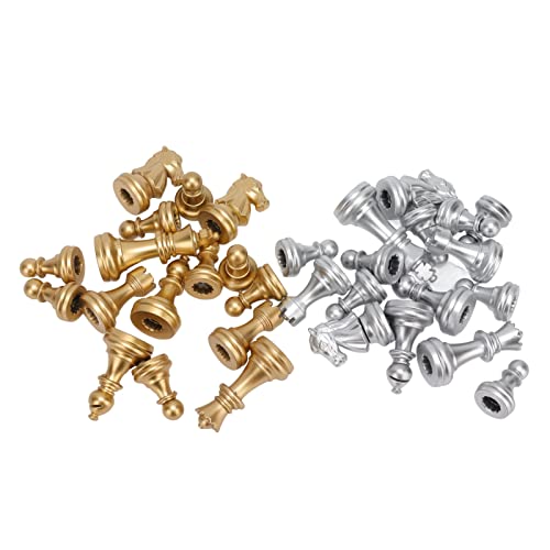 XIASABA Chess: Sammlung von 32 mit. 93-Zoll-Königsfiguren für Erwachsene und XIASABA Chess: Sammlung von 32 mit. 93-Zoll-Königsfiguren für Erwachsene und von XIASABA