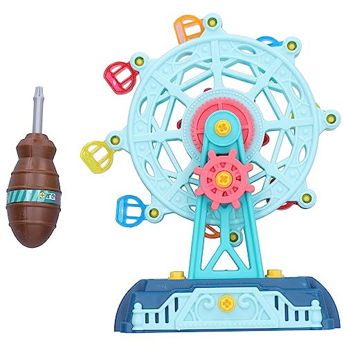 XIASABA DIY RRISRRISHELBUED -BUILDY -Spielzeug nimmt Montagespielzeug für Kinder über 3 Jahre die Gehirnentwicklung und Handaugenkoordination aus von XIASABA