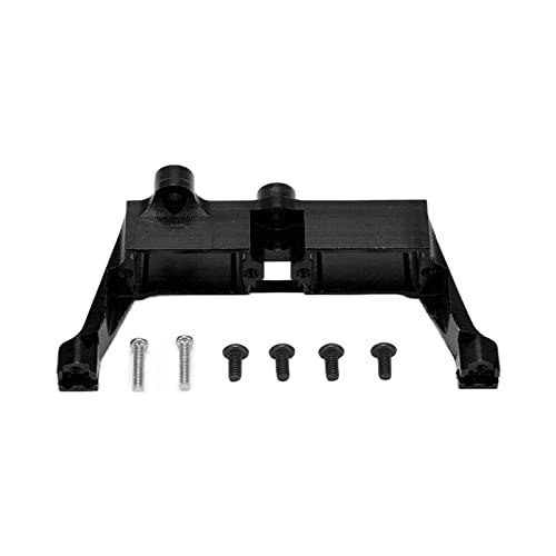 XIASABA Differential Schloss Halterung Aluminium Legierung Servo Halterung für Traxxas TRX4 1/10 RC Auto Schwarz (Black) von XIASABA