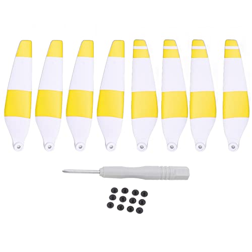 XIASABA Drohnen -Propeller Ersatz 3 Pro 6030f doppelseitige farbige ruhige Flugblätter (Gelb) von XIASABA