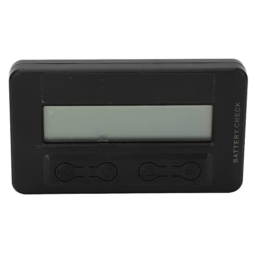XIASABA ESC-Programmierkarte, Echtzeit-Datenanzeige für RC-Autoboot, 20 A, 40 A, 60 A, 80 A, 100 A, 130 A, elektronischer Geschwindigkeitsregler, Schwarz von XIASABA