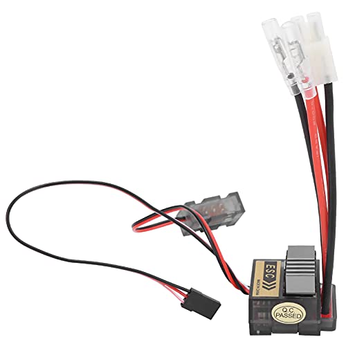 XIASABA Elektrofahrzeugladesystem ESC RC -Autoboot gebürstet 7,2 16 V Hochspannungsregler 320A Stütze 3s Batterie kompatibel mit RC -Autos Boote 1/8 1/10 Spitzenstrom 600a für von XIASABA