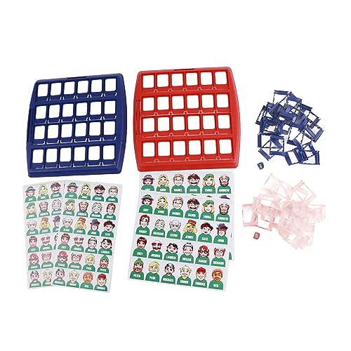 XIASABA Guessing Who Brettspiel, sicheres, interaktives, pädagogisches Brettspielspielzeug für 2 Personen. Dieses unterhaltsame, pädagogische Spielzeug aus Kunststoff und Pappe XIASABA Guessing Who Brettspiel, sicheres, interaktives, pädagogisches Brettspielspielzeug für 2 Personen. Dieses unterhaltsame, pädagogische Spielzeug aus Kunststoff und Pappe von XIASABA