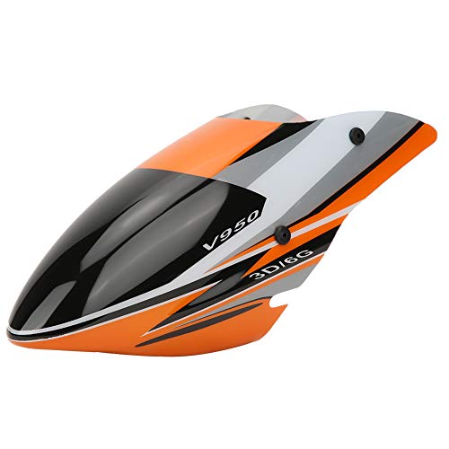 XIASABA Head Shell RC Upgrade Ersatz -Zubehör für Wltoys V950 RC Flugzeugqualität Kunststoff einfach Installation Verbessertes Erscheinungsbild von XIASABA