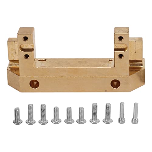 XIASABA Heavy Duty Messing Front Stoßstange für TRAXXAS 1/10 RC -Autoqualität Metall RC Messing Front Stoßstange von XIASABA
