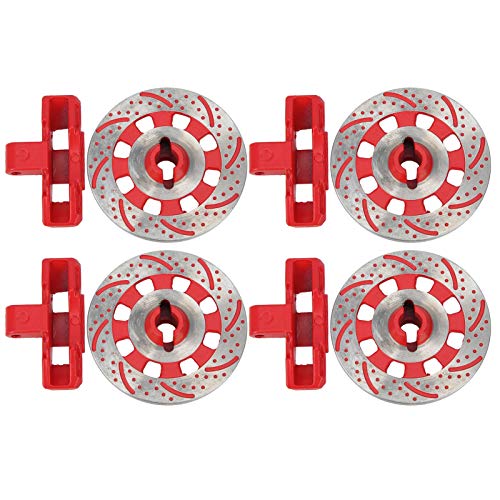 XIASABA Hex Wheel Hub Bremsbremsschalter CD RC -Zubehör für Traxxas Udr 1/7 RC -Auto geeignet (Rot) von XIASABA