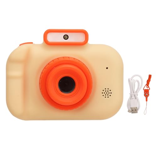 XIASABA Kids CAMAEN HD 40MP Dual -Kamera mit Nachtsicht 2.0 -Zoll -IPS -Display 600mAh USB wiederaufladbare Kinder Digitale Videokamera Unterstützt Fotos und Videos mit (Gelb) von XIASABA
