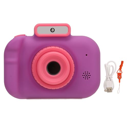 XIASABA Kids CAMAEN HD 40MP Dual -Kamera mit Nachtsicht 2.0 -Zoll -IPS -Display 600mAh USB wiederaufladbare Kinder Digitale Videokamera Unterstützt Fotos und Videos mit (Lila) von XIASABA