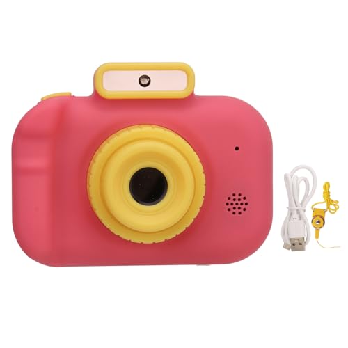 XIASABA Kids CAMAEN HD 40MP Dual -Kamera mit Nachtsicht 2.0 -Zoll -IPS -Display 600mAh USB wiederaufladbare Kinder Digitale Videokamera Unterstützt Fotos und Videos mit (Rosa) von XIASABA