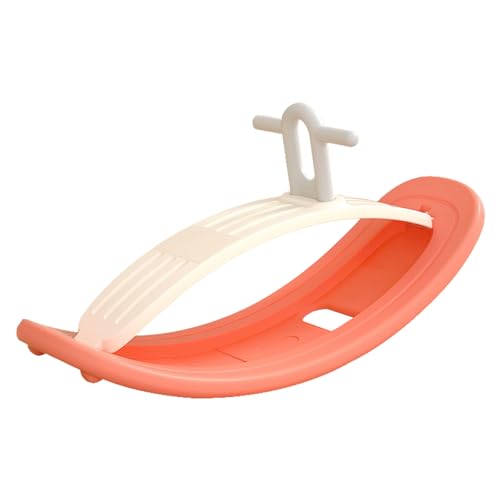 XIASABA Kinder-Wippbrett, Wippe, Wackelbrett, Gleichgewichtstrainingsgerät, Kinder-Aktivitätsspielzeug für drinnen und draußen, Rosa (Orange) von XIASABA