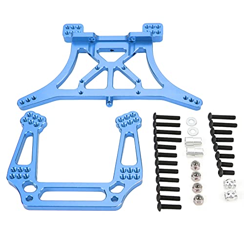 XIASABA - Legierungs-Stoßdämpferturm vorne und hinten, verbesserte Teile für Slash 2WD RC-Modellauto (blau) von XIASABA