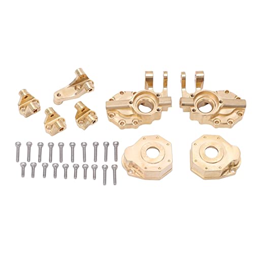 XIASABA Lenkbecher RC Auto Messing Achsschenkel Getriebeabdeckung Spurstangenhalterung für Traxxas von XIASABA