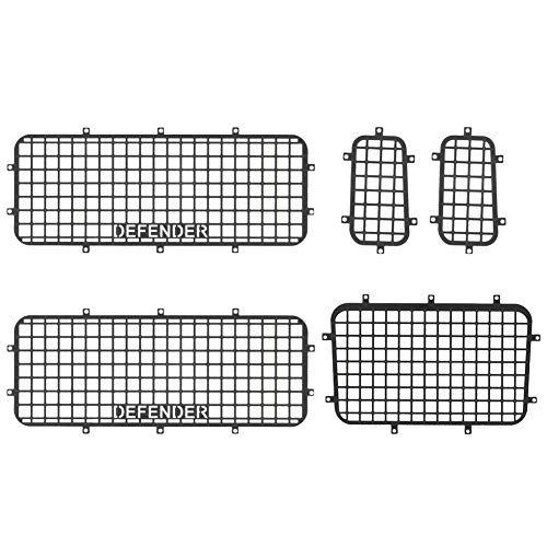 XIASABA Metal -Fensternetz NET für TR 4 1 10 RC Crawler Car geeignet für Tr 4 1 10 Skala RC Crawler Car aus hochwertigem Metallmaterial Umweltfreundlich von XIASABA