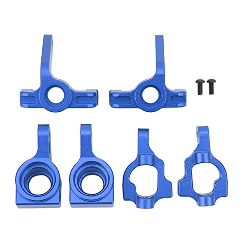 XIASABA Metall -RC -Auto -Upgrade -Teile Lenkbecher Heck -Hub -Hub -Träger C -Form Set hohe Leistung für LOSI 1/10 22S 2WD (Blau) von XIASABA