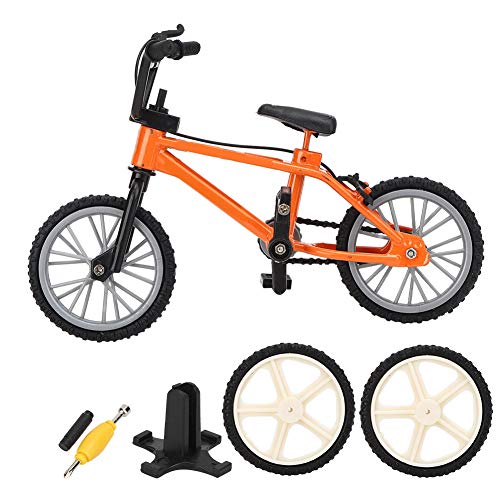 XIASABA Mini-Bergmodell-Rennspielzeug, pädagogische Miniatur-Bastel-Schreibtischdekoration für RC-Modell-Enthusiasten (Orange) von XIASABA