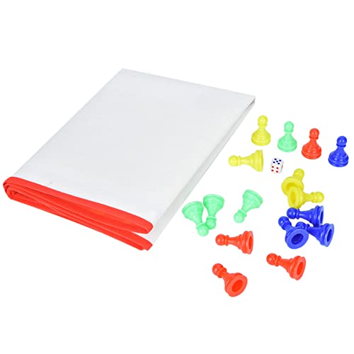 XIASABA Nicht gewebte traditionelle Schlangen und Leitern Spaß und Bildungsspielzeug für Junge Qualität Nicht gewebtes Stoff umweltfreundlich abgelehnt 60 * 45 cm mit 16 von XIASABA