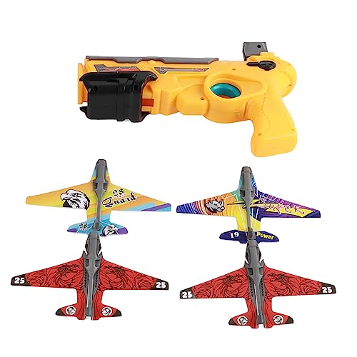 XIASABA Outdoor Foam Air Battle Flugzeugwerfer Spielzeuggleiter Modellspielzeug für Kinder Gelb (Gelb) von XIASABA
