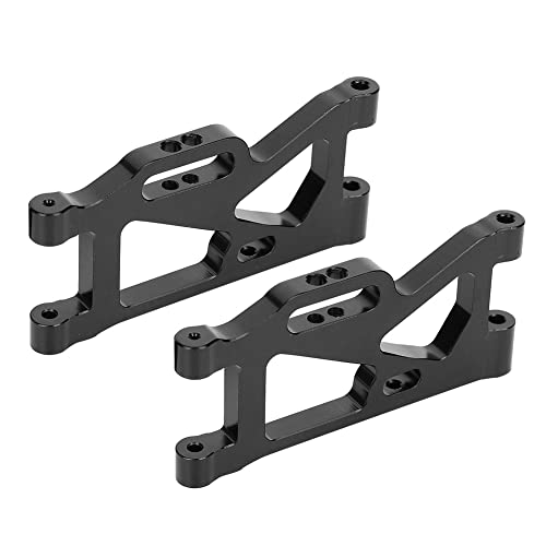XIASABA -Paar Aluminiumlegierung Heckschwung Arm Kit Teile für Wltoys 144001 1/14 RC -Auto (Schwarz) von XIASABA