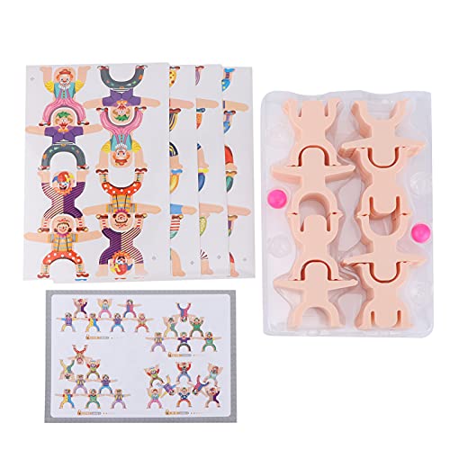XIASABA Plastik Bösewicht Stacking Games Balance Building Block Frühe Bildungsspielzeug für Joker Hercules (Clown Strongman) von XIASABA