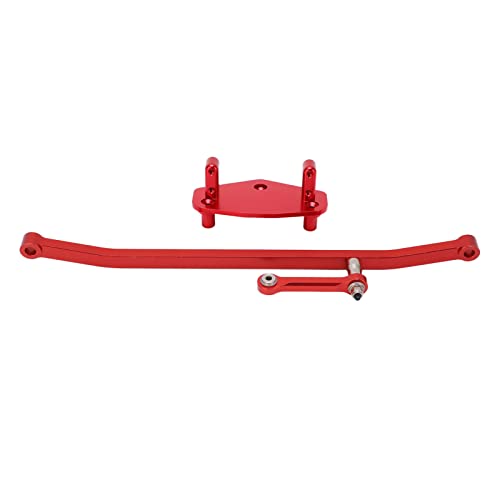 XIASABA RC Aluminiumlenker Lenkverbindungsstange Servo -Mount -Basis -Set für Losi LMT 4WD Solid Achse 1/8 Truck Blau (Rot) von XIASABA
