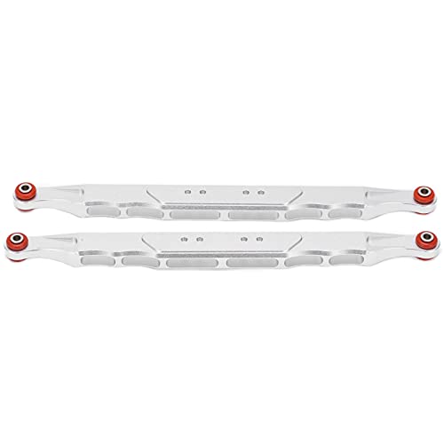 XIASABA RC -Auto Heck gerade Arme Aluminiumlegierung hinten gerade Arme für Traxxas Udr 1/7 Fernbedienungsauto rot (Silber) von XIASABA
